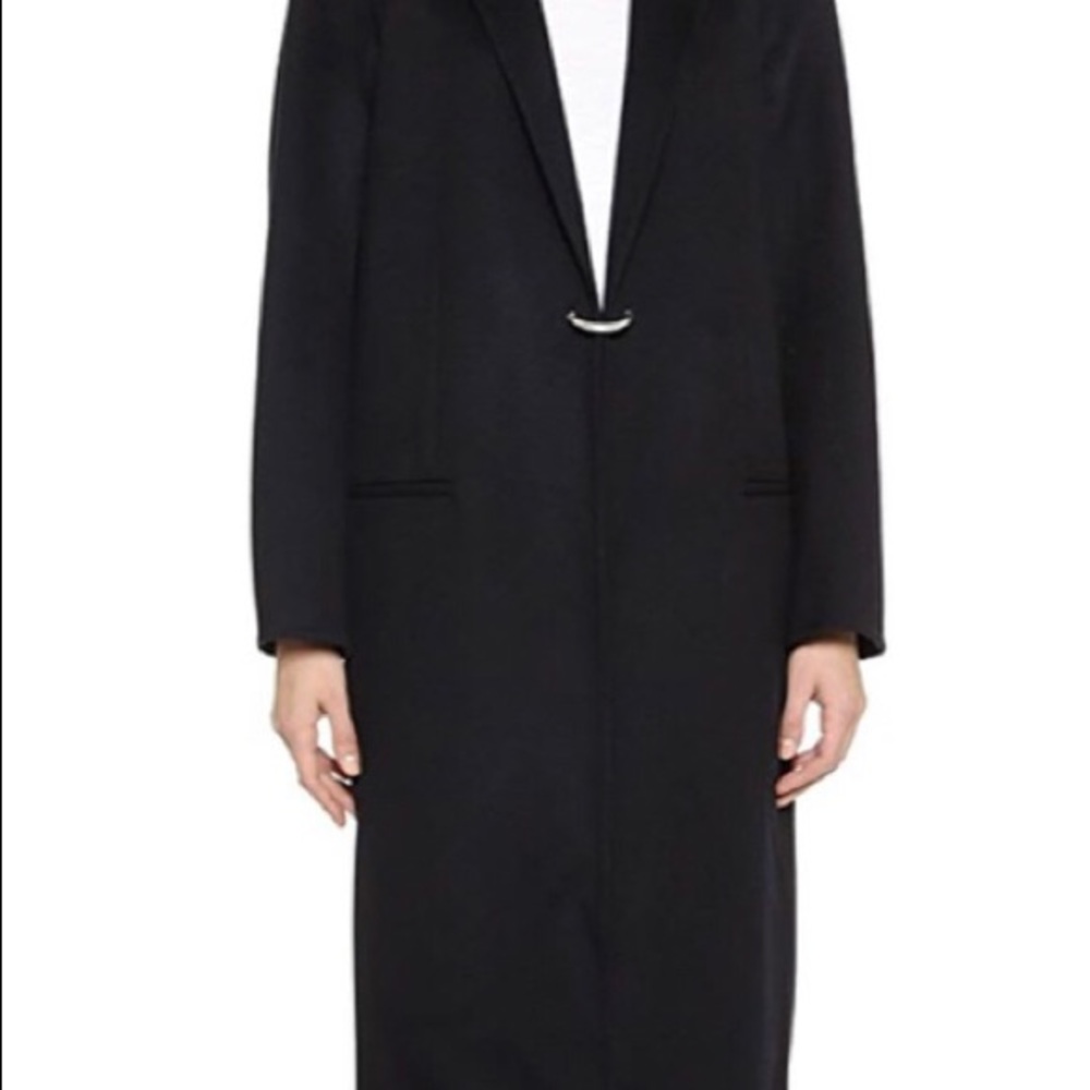wool cashmere black acne studios coat size 36